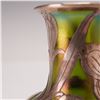 Image 4 : Loetz Art Glass Silver Overlay Bud Vase