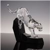 Image 3 : Swarovski Crystal Soulmates Clear Panther on Granite Figurine-Signed