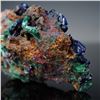 Image 10 : Azurite and Malachite Mineral Specimen on Iron Matrix