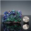 Image 8 : Azurite and Malachite Mineral Specimen on Iron Matrix