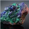 Image 9 : Azurite and Malachite Mineral Specimen on Iron Matrix