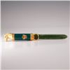 Image 1 : Russian Faberge Style Gilt Silver and Nephrite Letter Opener