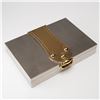 Image 1 : Hermes by Ravinet d'Enfert Silver and Gold Plated Dresser Box