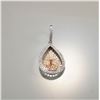 Image 3 : Pair of 14K Two-Tone Gold 1.10ctw Diamond Teardrop Dangle Earrings