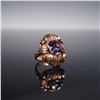 Image 1 : GIA Certified Soviet Russian 9K Gold Ring with 4.13CT Lab Grown Sapphire