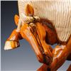 Image 5 : Tang Style Glazed Ceramic Horse Sculpture on Wooden Base