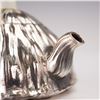 Image 4 : Asian Silver and Gilt Lotus Pod Teapot