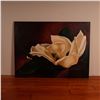 Image 2 : Janet Joslin, Oil Painting on Canvas, Magnolia Flower, Signed