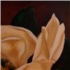Image 3 : Janet Joslin, Oil Painting on Canvas, Magnolia Flower, Signed