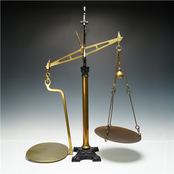 Avery & Anderson Bros. Victorian Brass and Iron Counter Scale