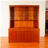 Image 1 : 2pc Mid Century Teak Captain Line Display Cabinet Made in Singapore
