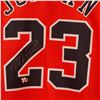 Image 6 : Michael Jordan Signed Chicago Bulls Red Jersey 1997-98 w/ Hologram