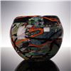 Image 2 : Art Glass Bowl by John Gerletti, Colorful Millefiori Design, Artist-Signed