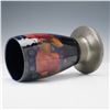 Image 5 : William Moorcroft Pottery Tudric Pewter Vase, Pomegranate