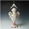 Image 2 : Capodimonte Porcelain Spaghetti Table Lamp with Shade