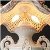 Image 6 : Capodimonte Porcelain Spaghetti Table Lamp with Shade