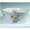 Golden Heirloom Floral Porcelain Bowl with Gilt Rim
