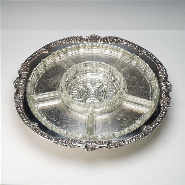 Sheridan Silverplated Lazy Susan