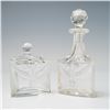 Image 3 : 5pc Crystal Cruet Set with Silverplate Tray