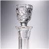 Image 3 : Crystal Decanter and Stopper with Diamond Cut Design