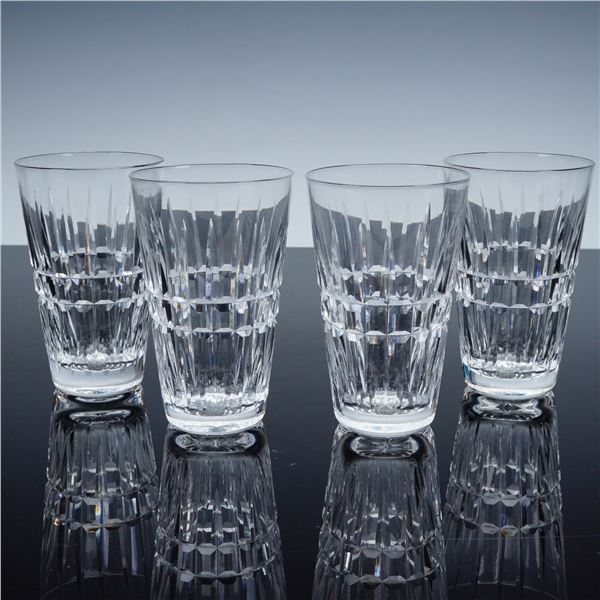 4pc Waterford Crystal Glenmore Flat Tumblers