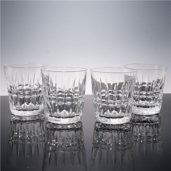 4pc Waterford Crystal Old Fashioned Glasses, Glenmore