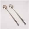 Image 2 : 2pc Georg Jensen Sterling Silver Ice Tea Spoons, Acorn