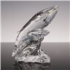 Image 1 : Swarovski Crystal Figurine, 1992 Annual Edition Whales -Care for Me, Signed