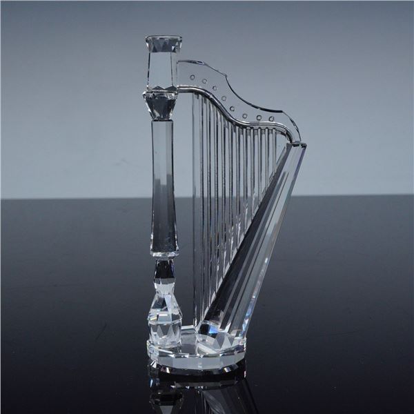 Swarovski Crystal Melodies Figurine, Harp