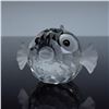 Image 1 : Swarovski South Sea Crystal Figurine, Large Blowfish