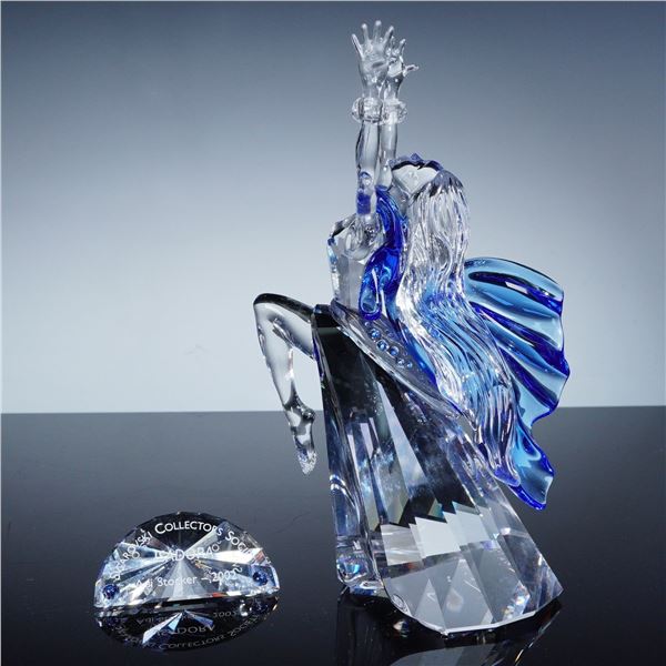2pc Swarovski Crystal Figurine, Isadora with Plaque