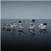 Image 1 : 4pc Swarovski Crystal Figurines, Kiwi Bird, Koala Bear, Sparrow and Alligat