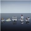 Image 1 : 5pc Swarovski Crystal Figurines, Puppet, Kris Bear, High Heel, & Bells