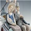Image 6 : Lladro Porcelain Sculpture with Base, In the Gondola 1001350