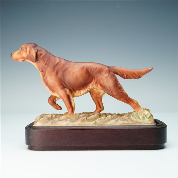 Royal Worcester Figurine, Irish Setter in Base