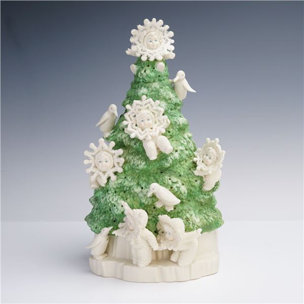 Snowbabies Collectors Edition Figurine, Flakes Falling From The Tree