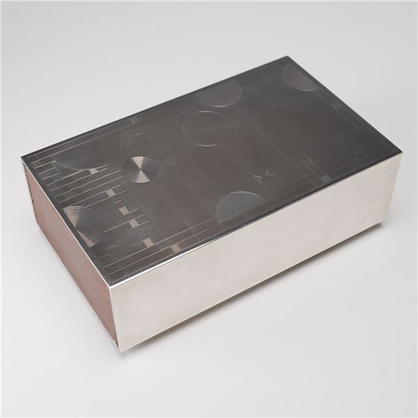 Frank Lloyd Wright Silver Plated Brass w/ Lacquered Walnut Tray Coonley Box