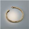 Image 2 : 14K Yellow Gold 1.25ctw Diamond S-Link Bracelet