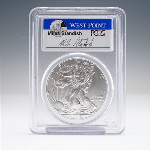 2015-(W) American Silver Eagle First Strike $1 Coin PCGS Graded MS70