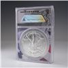 Image 3 : 2021 American Silver Eagle Type 2 Dollar ANACS Graded MS 70