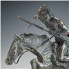 Image 6 : Frederic Remington, Small Bronze Sculpture on Marble Base, Cheyenne, Signed