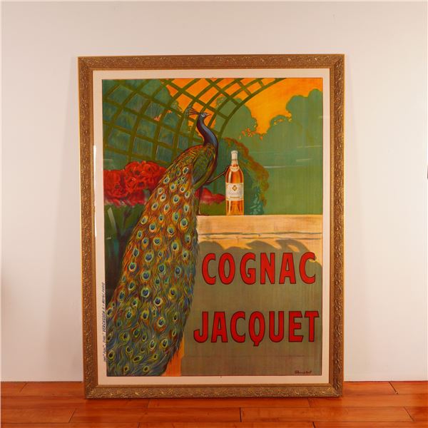 Camille Bouchet 1920s Cognac Jacquet French Lithograph Poster