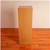 Image 1 : Mid-Century Modern Oak Wood Display Pedestal