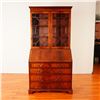 Image 1 : 2pc Early 20th Century Mahogany Secretary Bookcase with Slant Front Desk