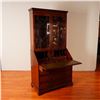 Image 7 : 2pc Early 20th Century Mahogany Secretary Bookcase with Slant Front Desk
