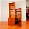 Image 2 : 4pc Mid-Century Danish Teak Modular Wall Unit Bookcase