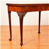 Image 8 : Georgian Mahogany Chippendale Game Table with Green Felt Top