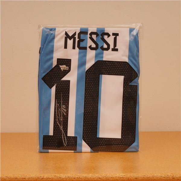 Lionel Messi Signed Argentina National Team Jersey w/ Hologram