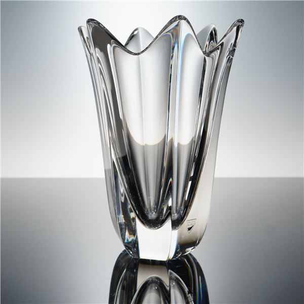 Orrefors Crystal Belle Tulip Vase