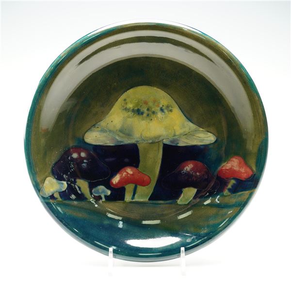 William Moorcroft Pottery Plate, Claremont